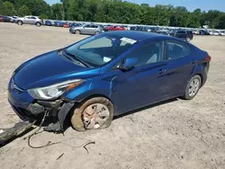 Salvage cars for sale at Conway, AR auction: 2016 Hyundai Elantra SE