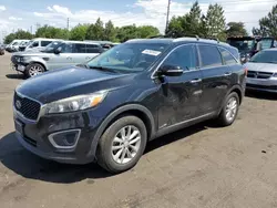 Salvage cars for sale at Denver, CO auction: 2016 KIA Sorento LX