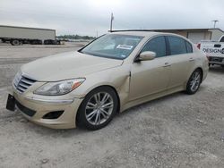 Salvage cars for sale at Temple, TX auction: 2012 Hyundai Genesis 3.8L