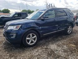 Ford Explorer salvage cars for sale: 2017 Ford Explorer XLT