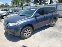 Salvage cars for sale from Copart Riverview, FL: 2011 Toyota Highlander Base