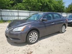 Salvage cars for sale at Hampton, VA auction: 2015 Nissan Sentra S