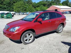 Salvage cars for sale at Mendon, MA auction: 2008 Lexus RX 400H