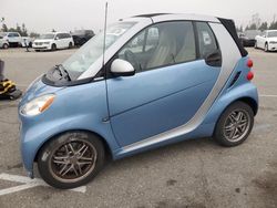 Salvage cars for sale from Copart Rancho Cucamonga, CA: 2011 Smart Fortwo Passion