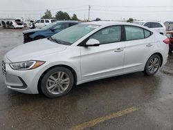 Salvage cars for sale at Nampa, ID auction: 2018 Hyundai Elantra SEL