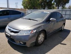 Salvage cars for sale at auction: 2010 Honda Civic Hybrid