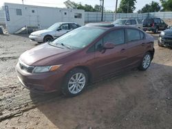 Salvage cars for sale at Oklahoma City, OK auction: 2012 Honda Civic EXL