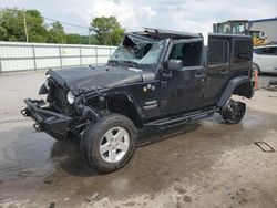 Jeep salvage cars for sale: 2017 Jeep Wrangler Unlimited Sport