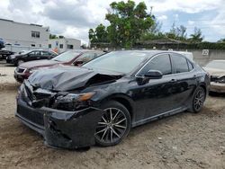 Salvage cars for sale from Copart Opa Locka, FL: 2021 Toyota Camry SE