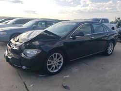 Salvage cars for sale at Grand Prairie, TX auction: 2012 Chevrolet Malibu LTZ