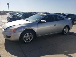 Salvage cars for sale from Copart Grand Prairie, TX: 2004 Honda Accord EX