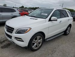 Salvage cars for sale at Indianapolis, IN auction: 2014 Mercedes-Benz ML 350 4matic