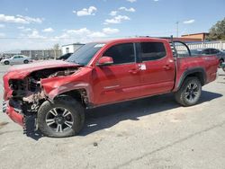 Salvage cars for sale at Anthony, TX auction: 2017 Toyota Tacoma Double Cab