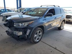 Toyota Highlander salvage cars for sale: 2017 Toyota Highlander Limited