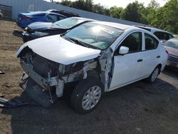 Nissan Vehiculos salvage en venta: 2017 Nissan Versa S