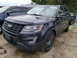 Salvage cars for sale at Seaford, DE auction: 2017 Ford Explorer Sport