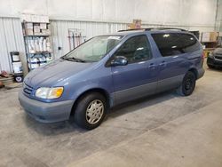 Toyota Sienna ce Vehiculos salvage en venta: 2003 Toyota Sienna CE