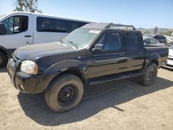 Salvage cars for sale from Copart San Martin, CA: 2003 Nissan Frontier Crew Cab SC