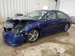 Salvage cars for sale from Copart Franklin, WI: 2017 Subaru Legacy 2.5I Limited