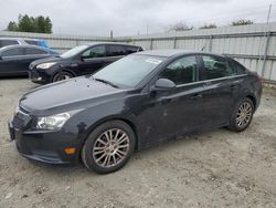 Salvage cars for sale from Copart Arlington, WA: 2011 Chevrolet Cruze ECO