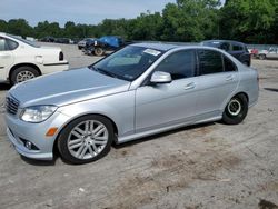 Mercedes-Benz salvage cars for sale: 2009 Mercedes-Benz C 300 4matic