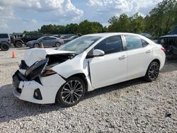 Toyota Corolla l salvage cars for sale: 2015 Toyota Corolla L