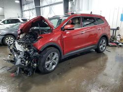 Salvage cars for sale from Copart Ham Lake, MN: 2016 Hyundai Santa FE SE Ultimate