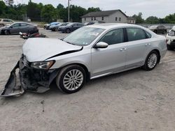 Salvage cars for sale at York Haven, PA auction: 2017 Volkswagen Passat SE