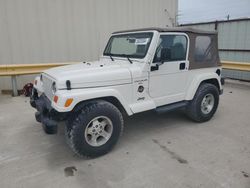 Jeep salvage cars for sale: 2000 Jeep Wrangler / TJ Sahara