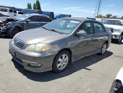 Salvage cars for sale from Copart Hayward, CA: 2005 Toyota Corolla CE