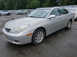 Salvage cars for sale at Arlington, WA auction: 2003 Lexus ES 300