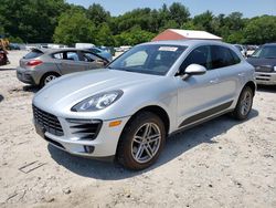 Salvage cars for sale from Copart Mendon, MA: 2015 Porsche Macan S