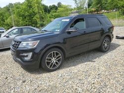 Ford Explorer Sport salvage cars for sale: 2016 Ford Explorer Sport