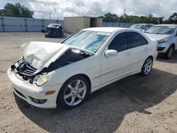 Mercedes-Benz salvage cars for sale: 2007 Mercedes-Benz C 230