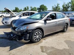 Salvage cars for sale at Bridgeton, MO auction: 2017 Nissan Sentra S