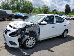 Salvage cars for sale at Portland, OR auction: 2016 Nissan Versa S