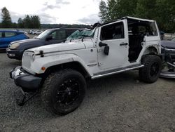 Salvage cars for sale at Arlington, WA auction: 2012 Jeep Wrangler Unlimited Sahara