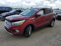 Salvage cars for sale at Houston, TX auction: 2017 Ford Escape SE