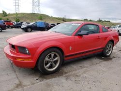 Salvage cars for sale at Littleton, CO auction: 2006 Ford Mustang