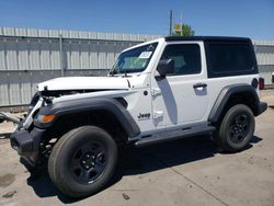 Jeep Wrangler salvage cars for sale: 2022 Jeep Wrangler Sport