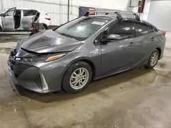 Salvage cars for sale at Avon, MN auction: 2017 Toyota Prius Prime