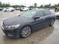 Honda salvage cars for sale: 2015 Honda Accord Sport