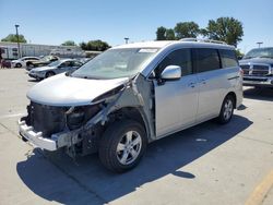 Salvage cars for sale at Sacramento, CA auction: 2017 Nissan Quest S