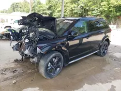 Carros salvage para piezas a la venta en subasta: 2018 Dodge Journey Crossroad