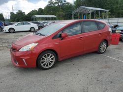 Salvage cars for sale at Savannah, GA auction: 2014 Toyota Prius V