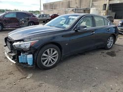 Salvage cars for sale at Fredericksburg, VA auction: 2015 Infiniti Q50 Base