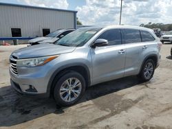 Salvage cars for sale at Orlando, FL auction: 2015 Toyota Highlander XLE