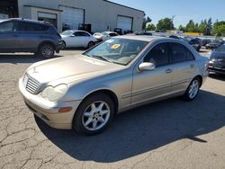 Salvage cars for sale from Copart Woodburn, OR: 2002 Mercedes-Benz C 240