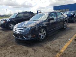 Salvage cars for sale at Woodhaven, MI auction: 2010 Ford Fusion Sport