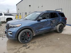 Ford Explorer st salvage cars for sale: 2020 Ford Explorer ST